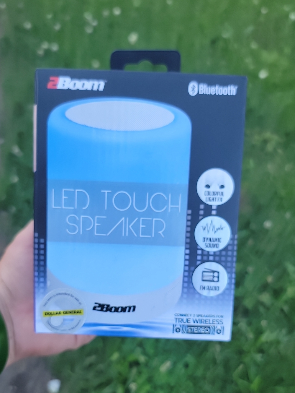 Blue LED Touch Bluetooth Portable Speaker